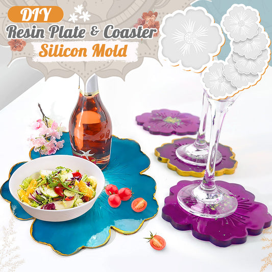 DIY Resin Plate And Coaster Silicon Mold
