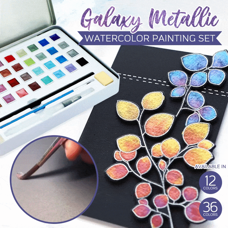 タイル KYOTO Galaxy Metallic Watercolor Painting Set – Heal-quity
